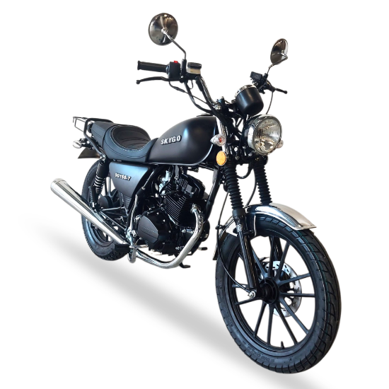 Imagen de SG150-7 Motocicleta de Gasolina,150cc, Modelo SG150-7, color Negro,11.5L combustible,