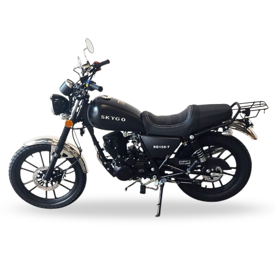 Imagen de SG150-7 Motocicleta de Gasolina,150cc, Modelo SG150-7, color Negro,11.5L combustible,