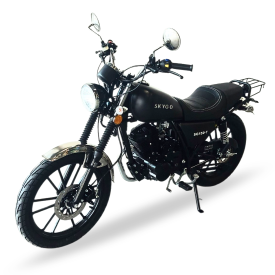Imagen de SG150-7 Motocicleta de Gasolina,150cc, Modelo SG150-7, color Negro,11.5L combustible,
