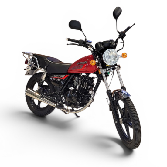 Imagen de GN125FRED Motocicleta de gasolina 124 cc modelo GN125F color Rojo M SUZUKI
