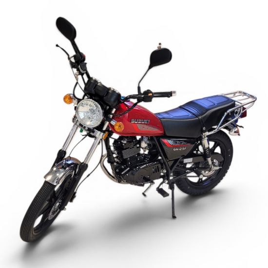 Imagen de GN125FRED Motocicleta de gasolina 124 cc modelo GN125F color Rojo M SUZUKI
